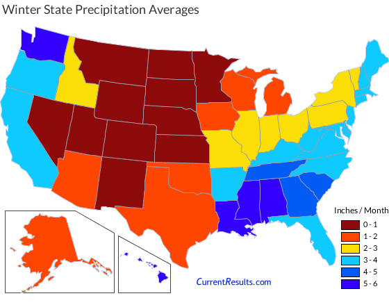 annual rainfall map washington state